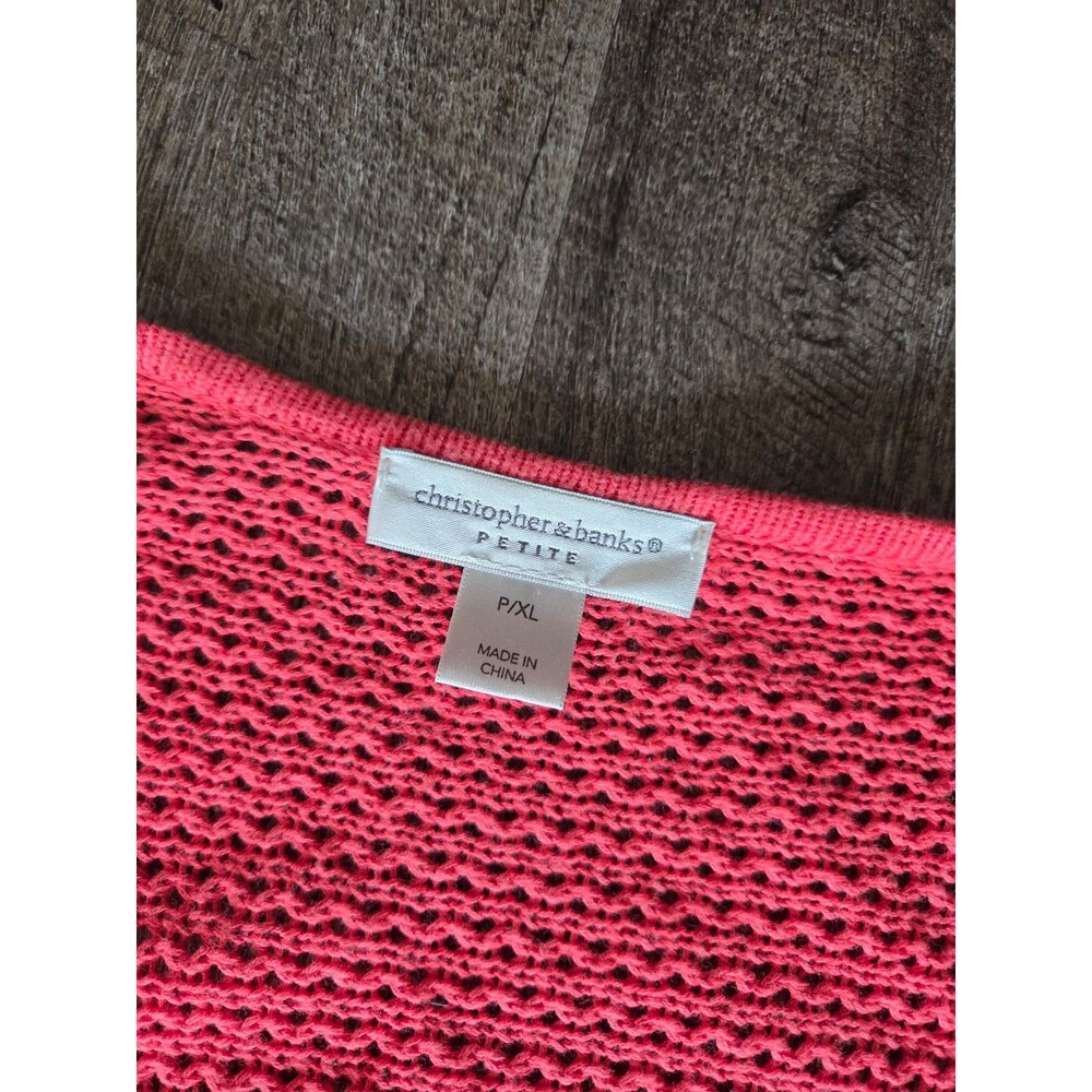 Christopher & Banks Pink Cardigan - Picture 3 of 3